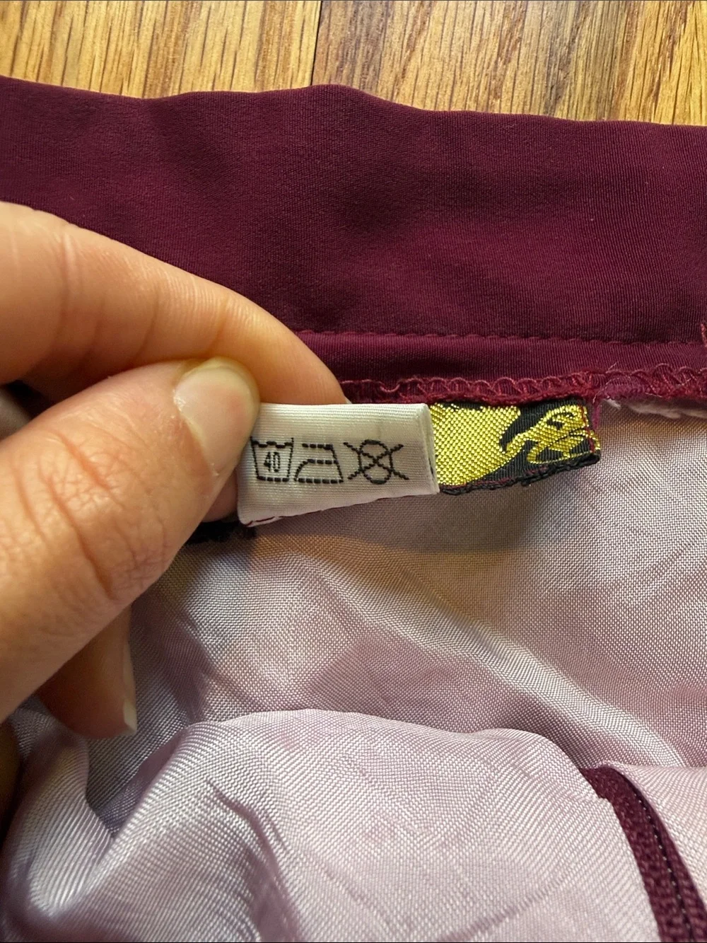 Diber vintage Women's Plum Pencil Skirt